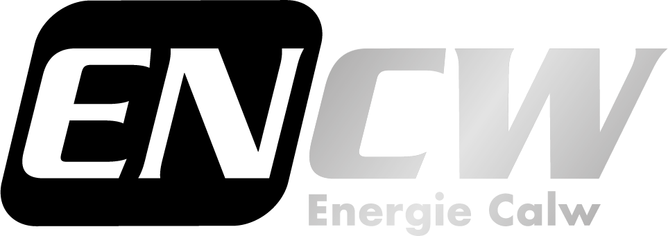 ENCW Logo mit Verlauf in schwarz & silber